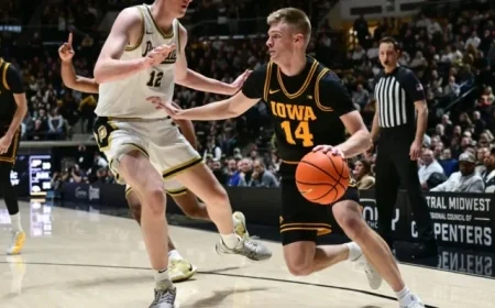 Hawks’ Losing Streak Extends with 79-72 Defeat at Purdue