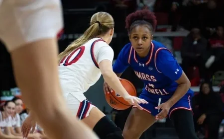 River Hawks Fall to NJIT in Road Game, 68-57