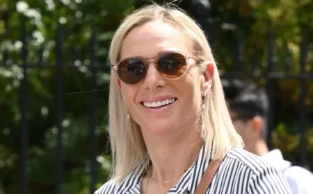 Zara Tindall Shines in Espadrilles and Floral Midi on Beach Day