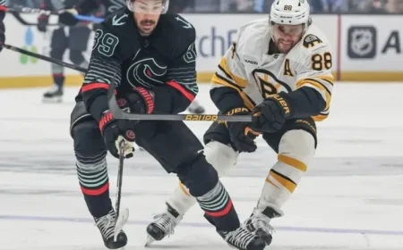 Bruins Face Off Against Kraken in Public Skate Showdown