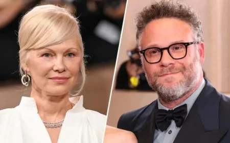 Pamela Anderson Felt Uncomfortable Encountering Seth Rogen at Golden Globes