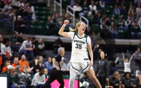 Michigan State Faces Nebraska in Top 25 Showdown Thursday