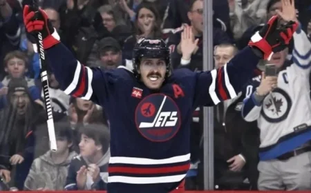 Scheifele Celebrates Milestone with Key Assist