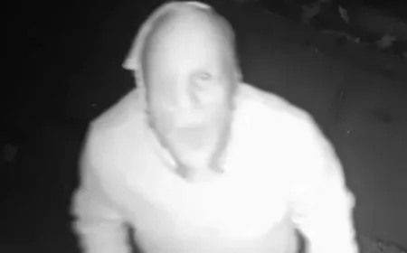 Police Release Video of Burglar Falling During Petrol Station Heist Escape