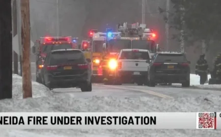 Tragic House Fire Claims Lives on Cobb Street, Oneida