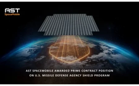 AST SpaceMobile Secures Prime Contract for U.S. Missile Defense SHIELD Program