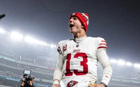 Kyle Shanahan Praises Brock Purdy’s Unshakable 4-0 Record in Seattle