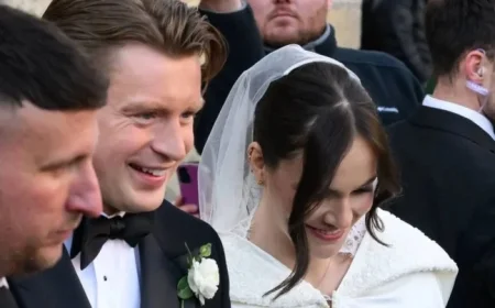 Sara Davies Reveals Exclusive Photos from Adam Peaty’s Wedding