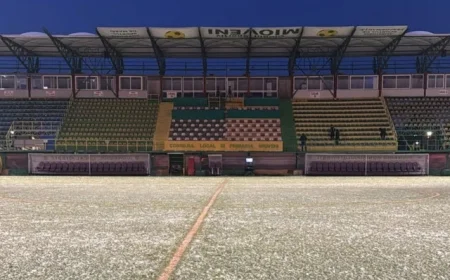 Mioveni Pitch Conditions Ahead of FC Argeș vs. FCSB Match
