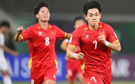 Vietnam Triumphs 3-2 Over UAE in U23 Asian Cup Thriller
