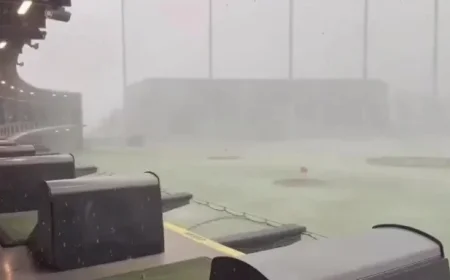 Snow Squalls Sweep Through Omaha Metro Area