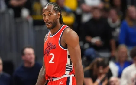 Kawhi Leonard Sidelined with Ankle Injury in Clippers vs. Raptors Match