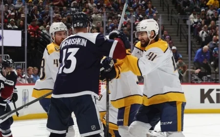 Colorado Avalanche Clash with Nashville Predators at 7:00 p.m.