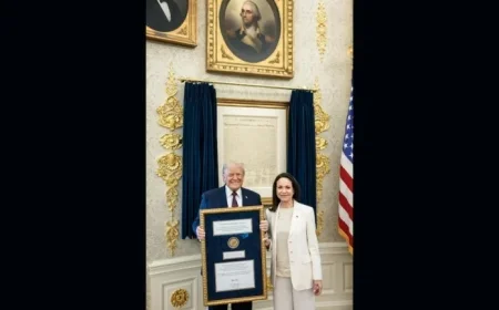 Trump Criticized for Accepting Venezuela Leader’s 2026 Nobel Peace Prize Nomination