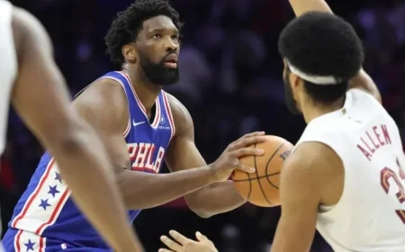 Joel Embiid Injury Update for 76ers vs. Cavaliers Rematch