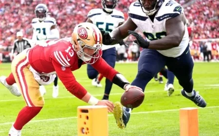 Brock Purdy Leads 49ers in Pursuit of Upset Against Seahawks