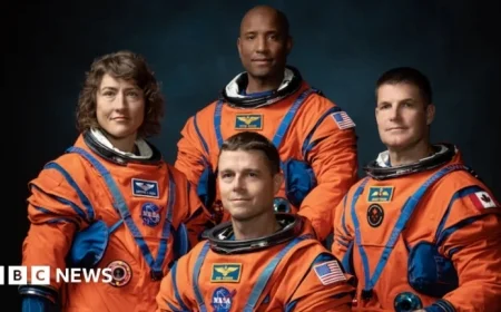 NASA Unveils Artemis II Crew and Moon Mission Launch Date