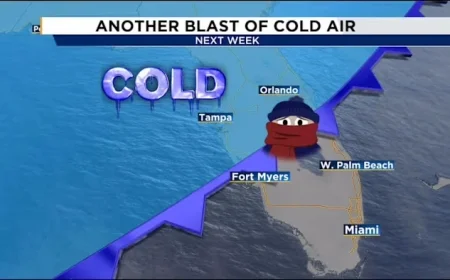 Severe Cold Front to Hit Central Florida Next Week