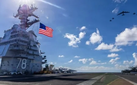 U.S. Carrier Faces Plumbing Crisis Near Venezuela Coast