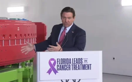Gov. DeSantis, First Lady Announce Nation’s First Carbon Ion Cancer Therapy Program