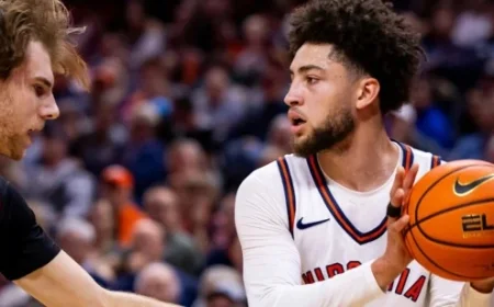 No. 16 Cavaliers Face Road Challenge Against SMU