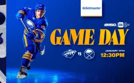 Sabres vs. Wild: Viewing Guide, Lineup Updates, and Key Storylines