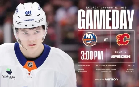 Islanders Face Flames in Anticipated Game Showdown