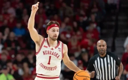 No. 8 Huskers Face Northwestern this Saturday in Key Matchup