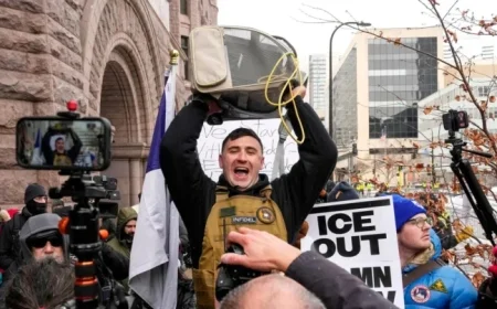 Jan. 6 Provocateur Stabbed at Pro-ICE Rally in Minneapolis