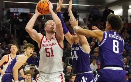 Nebraska Basketball Remains Unbeaten, Secures Victory Over Northwestern