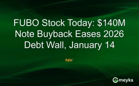 FUBO Reduces 2026 Debt with $140M Note Buyback, January 14