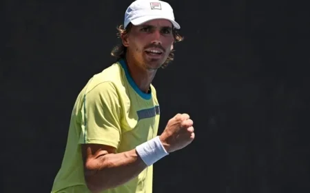American Tennis Player Shines at Australian Open, Overcoming Injury Challenges