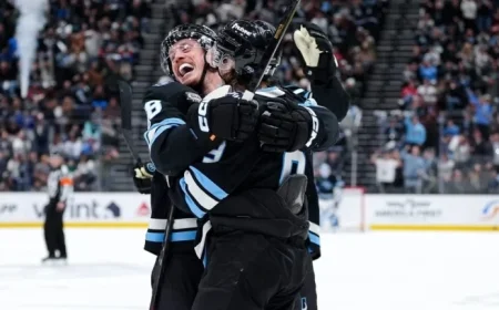 Schmidt Scores 4, Mammoth Beat Kraken to Extend Streak to 7 Games