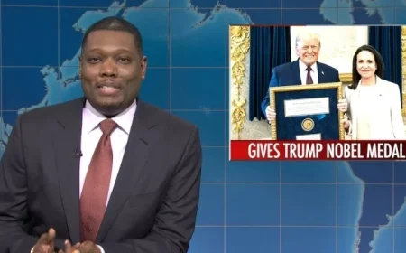 Michael Che Criticizes Trump’s Desperate Bid for Peace Prize