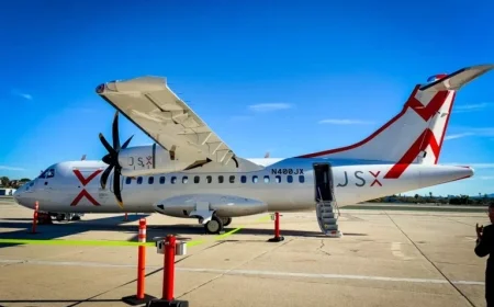 JSX Launches Silicon Valley Flights with New ATR Turboprops