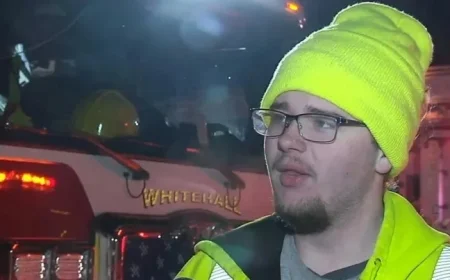 Man Rescues Woman from Burning Whitehall Township Apartment