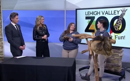 Special Guests from Lehigh Valley Zoo Visit