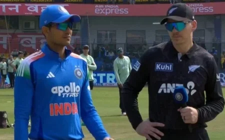 Live Updates: India Faces New Zealand in 3rd ODI Clash