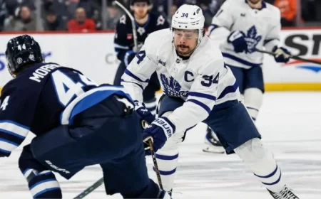 Maple Leafs’ Auston Matthews Relishes Spoiler Role Amid Boos