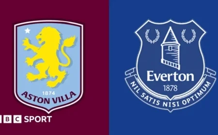Aston Villa vs Everton: Live Updates, Line-Ups, and Commentary