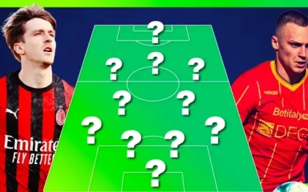 Allegri’s Lineup Tweak: Pulisic Starts in Milan vs. Lecce Probable Lineups