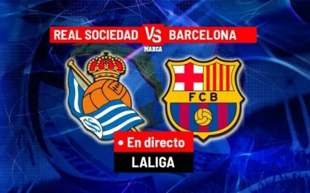 Live LaLiga Action: Real Sociedad vs. Barcelona Today