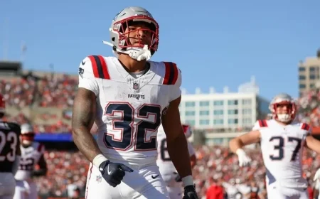 Top TreVeyon Henderson Prop Bets for Patriots vs. Texans Matchup 1/18/26