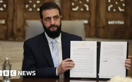 Syria and SDF Formally Agree on Ceasefire and Integration Accord