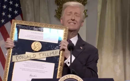 “SNL Cold Open Targets Trump on Nobel Prize, ICE, and Venezuela”