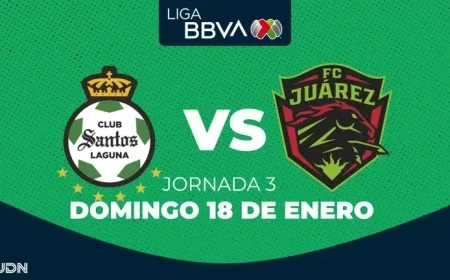 Santos vs. FC Juárez: Schedule and Viewing Details for Clausura 2026, Matchday 3