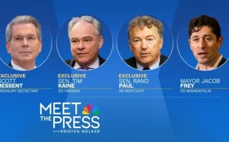 Sec. Bessent, Sen. Paul, Sen. Kaine, Mayor Frey Meet on Jan. 18