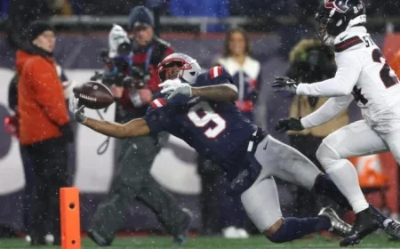 Maye, Boutte’s Stunning Catch Propel Patriots Over Texans