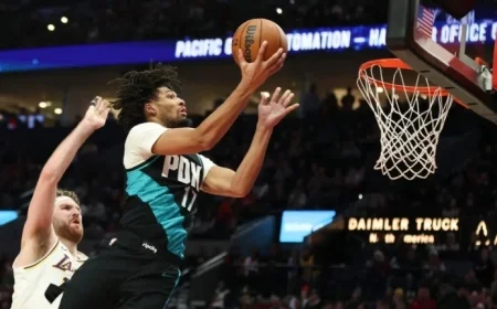 Sharpe Propels Trail Blazers Past Lakers in Doncic’s Absence