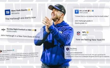 Giants Hiring John Harbaugh Sparks Social Media Buzz